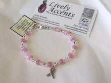 Load image into Gallery viewer, Breast Cancer Bracelet - Lively Accents