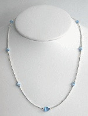 Liquid Silver and Fiber Optic beads - Lively Accents